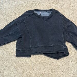 black free people sweatshirt